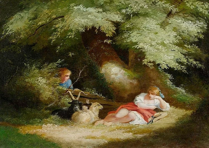 Ragazza addormentata